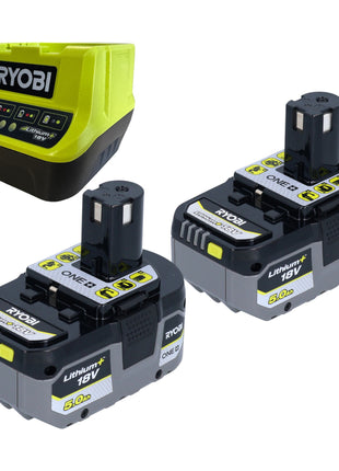 RYOBI OBL1820S Akku Laubbläser 18 V 245 km/h + 2x Akku 5,0 Ah + Ladegerät