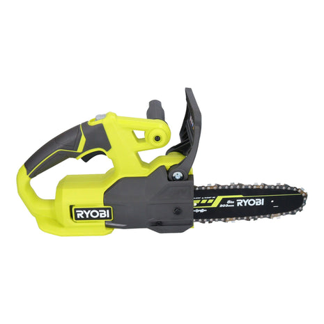 RYOBI RY18CS20A 18 V ONE+ tronçonneuse à chaîne sans fil 20 cm Compact + 2x batterie 5,0 Ah + chargeur