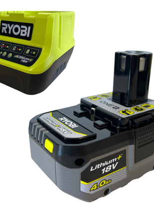 Ryobi R18TB Akku Gebläse 18 V 200 km/h + 1x Akku 4,0 Ah + Ladegerät