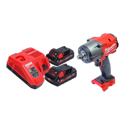 Milwaukee M18 FMTIW2F12 302 Akku Schlagschrauber 18 V 745 Nm 1 2 Brushless 2x Akku 3 0 Ah Ladegeraet 0 - toolbrothers