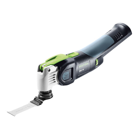 Festool OSC 18 E-Basic-4,0 Utensile oscillante a batteria 18 V Starlock Max ( 577033 ) Brushless + 1x batteria 4,0 Ah + Systainer - senza caricabatterie