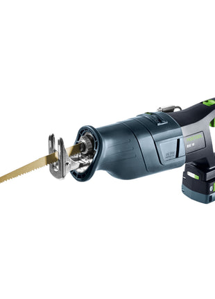 Festool RSC 18 EB-Basic-5,0 Akku Säbelsäge 18 V Brushless ( 578409 ) + 1x Akku 5,0 Ah + Systainer - ohne Ladegerät