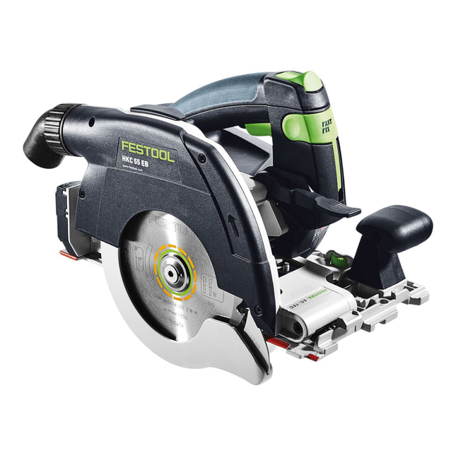 Festool HKC 55 EB-Basic-5,0 sierra circular sin cable 18 V 160 mm sin escobillas ( 577034 ) + 1x batería 5,0 Ah + Systainer - sin cargador