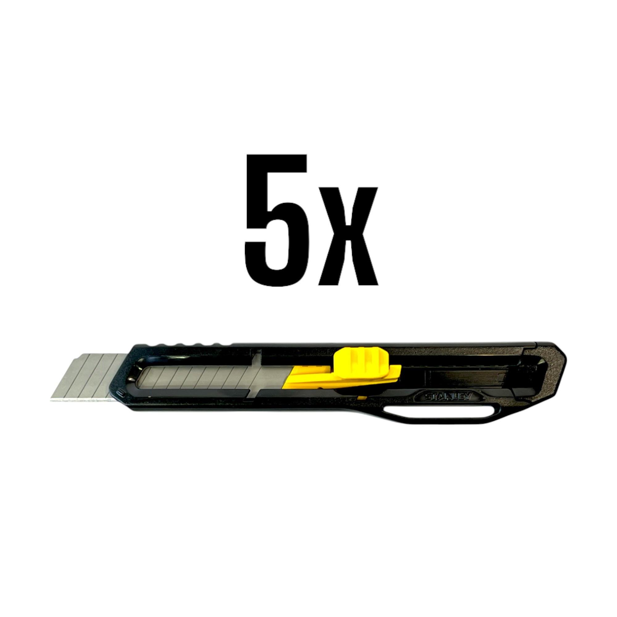 Stanley Cuttermesser Standard 5 Stk 5x STHT10323 8 18 mm breite mit abrechbarer Klinge 0 - toolbrothers