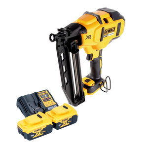 DeWalt DCN 660 P2 Akku Nagler 18V 32 - 63 mm Brushless + 2x Akku 5,0 Ah + Ladegerät