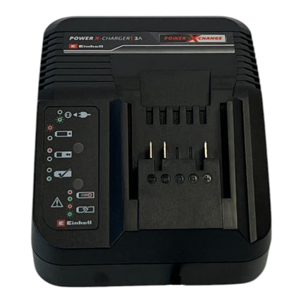 Zestaw startowy Einhell PXC 2x akumulator Power X-Change 18 V 2,5 Ah ( 2x 4511516 ) + ładowarka Power X-Change 18 V 3 A ( 4514095 ), 4512097