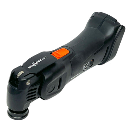 Fein Multimaster AMM 700 MAX AS akumulatorowe narzędzie wielofunkcyjne 18 V Starlock Max Black Edition + zestaw akcesoriów szlifierskich 63 szt. + L-Boxx - bez akumulatora, bez ładowarki