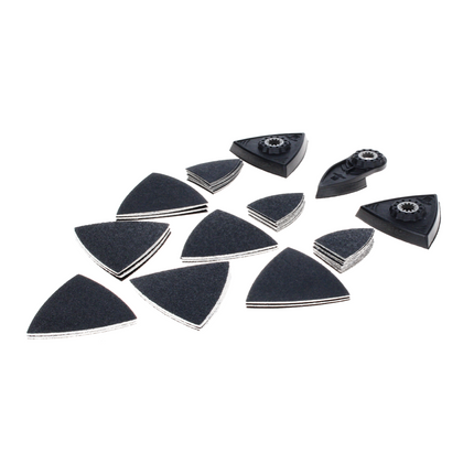 Fein Multimaster MM 700 Max Multifunktionswerkzeug 450 W Starlock Max Black Edition + Schleif Zubehör Set 63 tlg. + L-Boxx