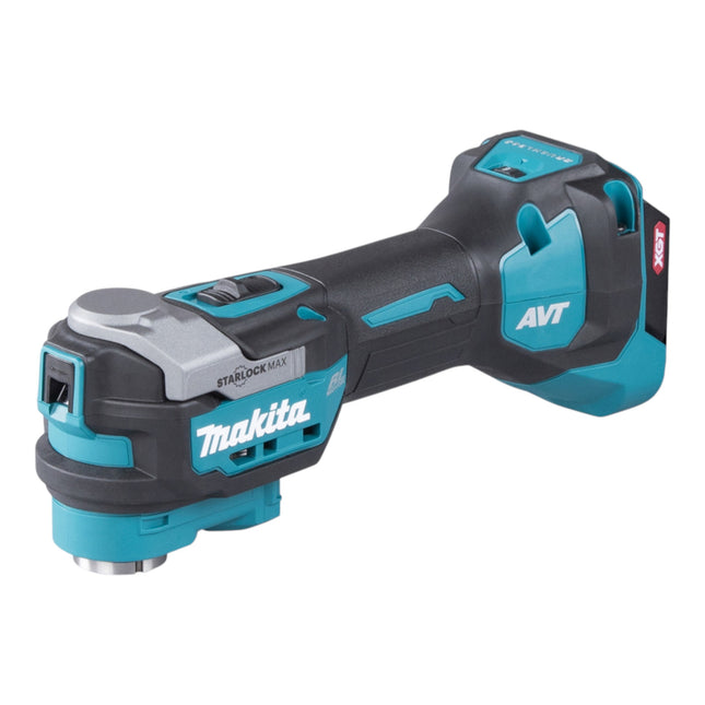Makita TM 001 GT101 Herramienta multifunción sin cable 40 V máx. Starlock Max Brushless + 1x batería recargable 5,0 Ah + Makpac - sin cargador