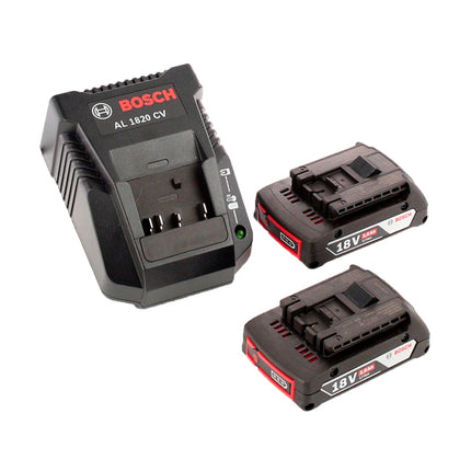 Bosch GCG 18V-600 Professional Akku Kartuschenpresse 400 ml Kapazität + 2x GBA 2,0 Ah Akku + AL 1820 CV Schnellladegerät - Toolbrothers
