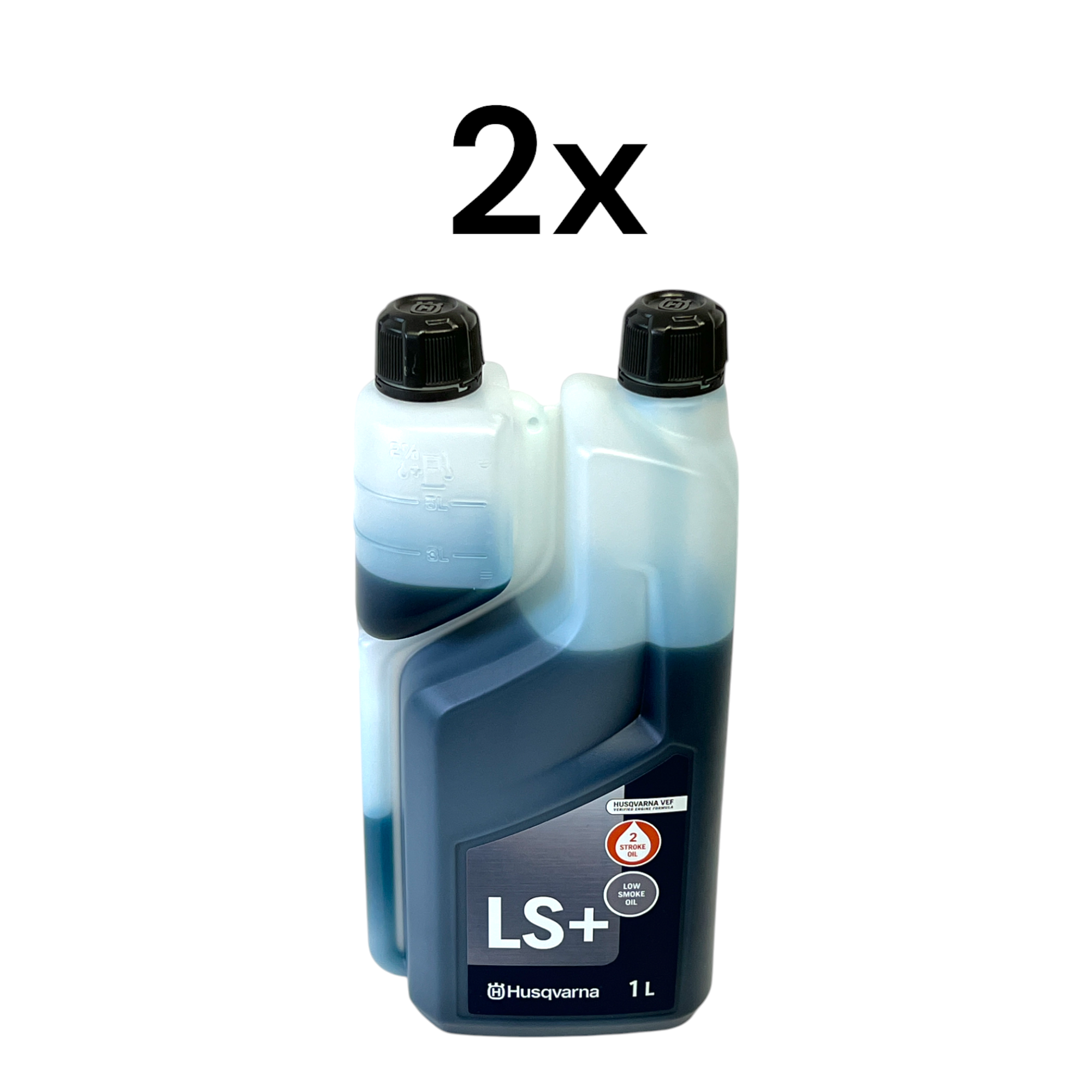 Husqvarna 2x LS Zweitakt l 1 Liter 2x 578037002 2 Stroke Oil Low Smoke Oil 0 - toolbrothers