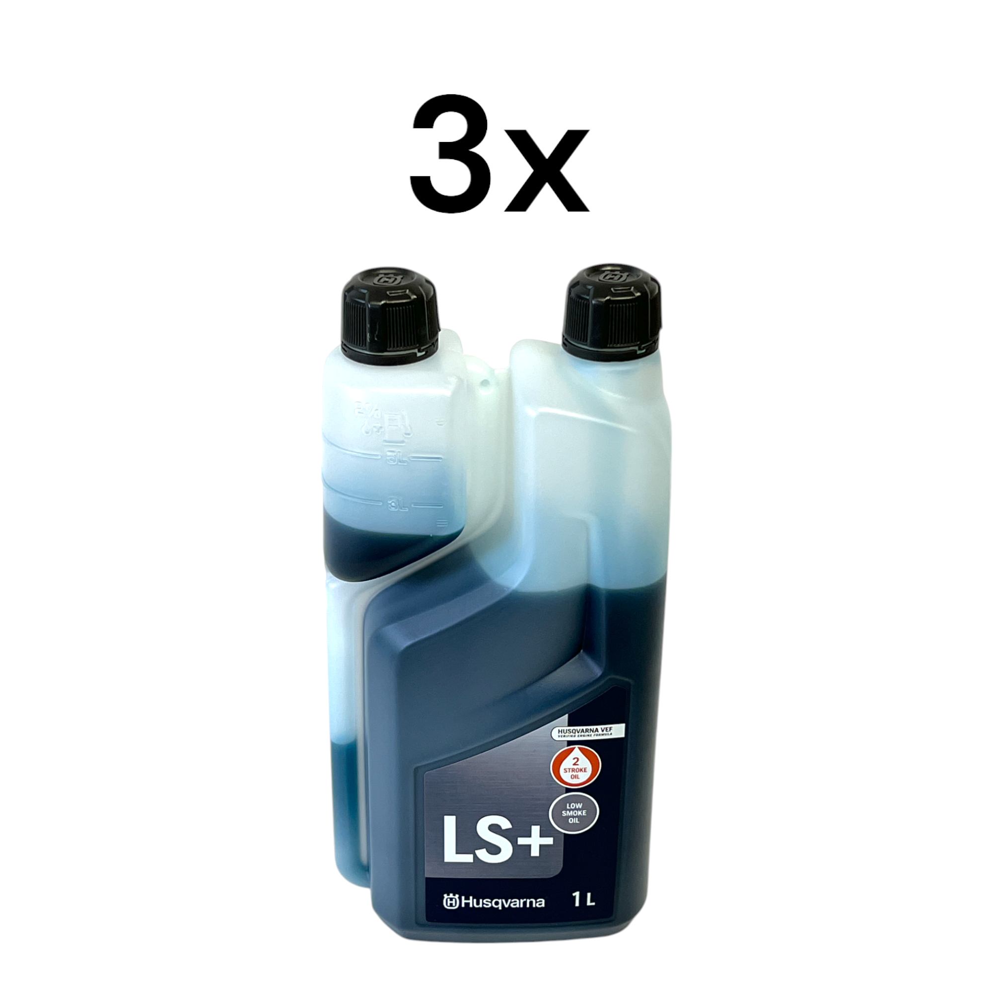 Husqvarna 3x LS Zweitakt l 1 Liter 3x 578037002 2 Stroke Oil Low Smoke Oil 0 - toolbrothers