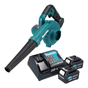 Makita UB 100 DSM Akku Gebläse 12 V max. + 2x Akku 4,0 Ah + Ladegerät