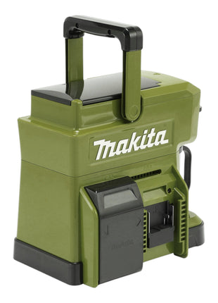 Makita DCM 501 FO Akku Kaffeemaschine 12 V max. / 18 V Olive + 1x Akku 3,0 Ah - ohne Ladegerät