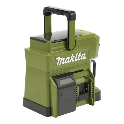Makita DCM 501 SM2O Cordless coffee maker 12 V max / 18 V olive + 2x rechargeable battery 4.0 Ah + charger