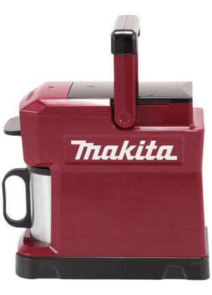 Makita DCM 501 SMAR Akku Kaffeemaschine 12 V max. / 18 V Rot + 1x Akku 4,0 Ah + Ladegerät