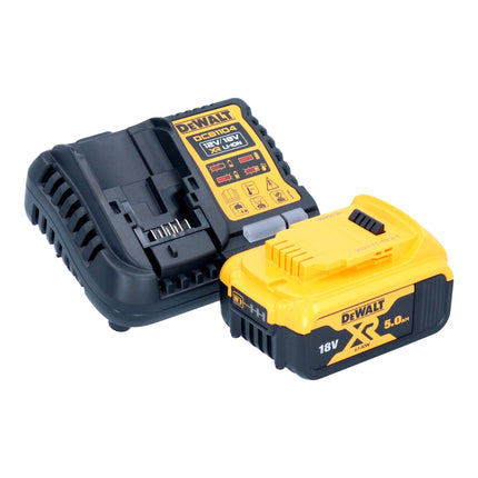 DeWalt DCG 412 P1 cordless angle grinder 18 V 125 mm + 1x rechargeable battery 5.0 Ah + charger