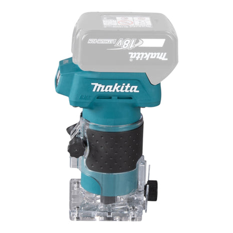 Makita DRT 52 A1J Akku Kantenfräse 18 V 6 mm Brushless + 1x Akku 2,0 Ah + Makpac - ohne Ladegerät