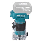 Makita DRT 52 STJ Akku Kantenfräse 18 V 6 mm Brushless + 2x Akku 5,0 Ah + Ladegerät + Makpac