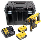 DeWalt DCH 253 M2 Akku Kombi Bohrhammer 18 V 2,1 J SDS plus + 2x Akku 4,0 Ah + Ladegerät + TSTAK - Toolbrothers