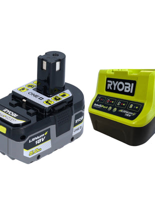 Ryobi R18AG-0 Akku Winkelschleifer 18 V ONE+ 115 mm + 1x Akku 5,0 Ah + Ladegerät