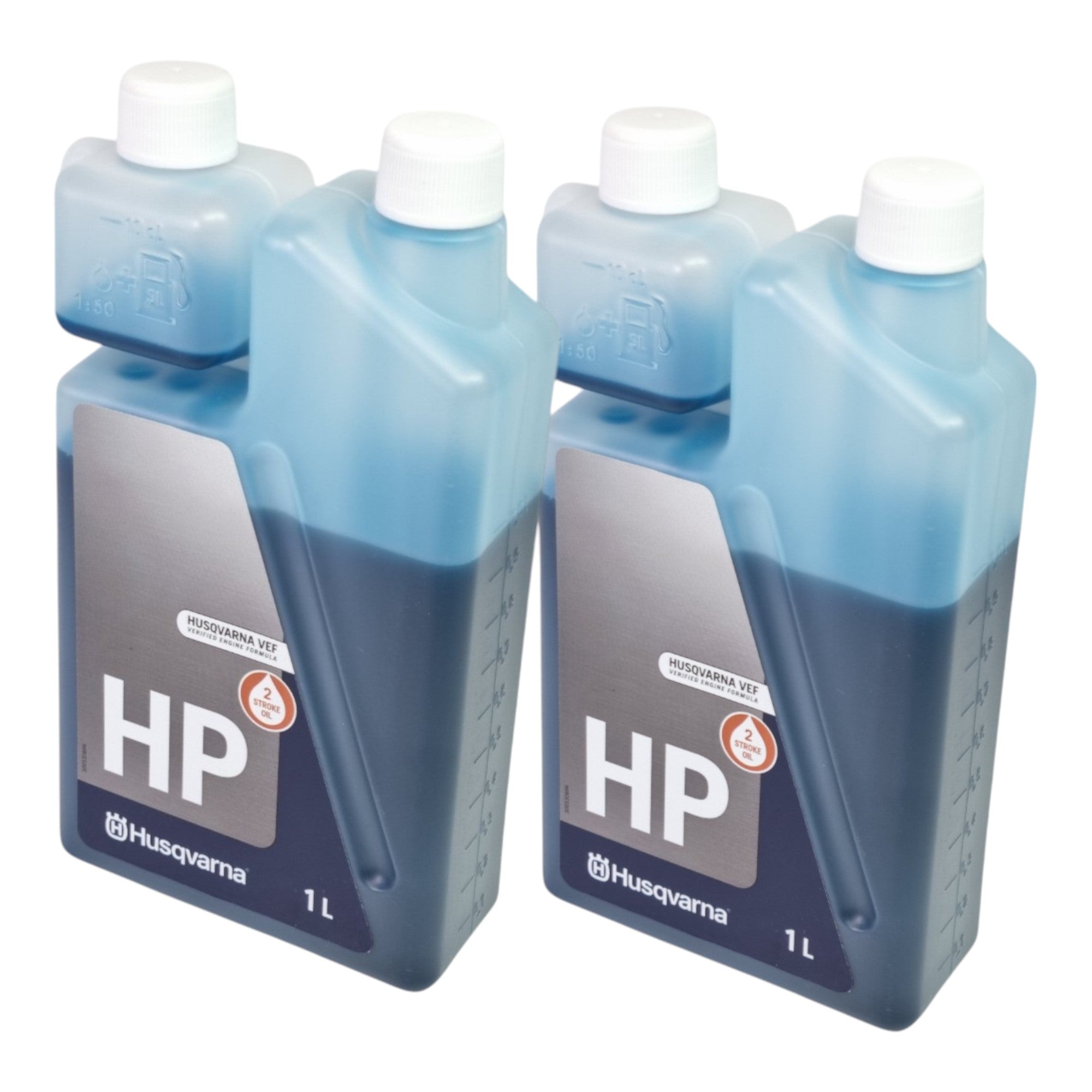Husqvarna 2x HP Zweitakt l 1 Liter 2x 587808511 2 Stroke Oil Verschleissverringerrung durch spezielle Additive 0 - toolbrothers