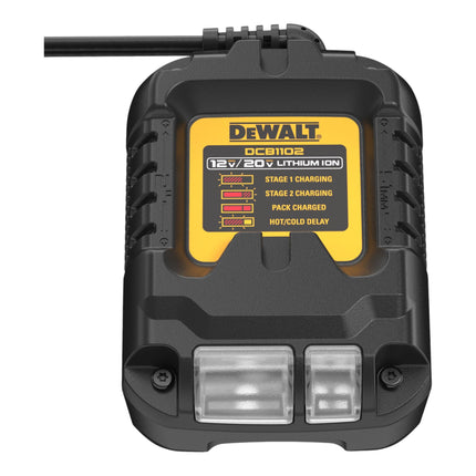 DeWalt DCB 1102 E1 Akku Starter Set 18 V mit 1x Powerstack Akku 1,7 Ah + DCB 1102 Ladegerät
