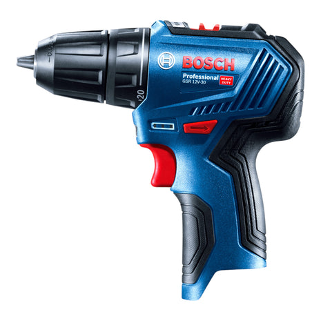 Bosch GSR 12V-30 Profesjonalna akumulatorowa wiertarko-wkrętarka 12 V 30 Nm bezszczotkowa + 2x akumulator 6,0 Ah + ładowarka + walizka