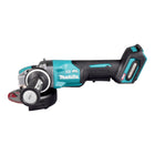 Amoladora angular a batería Makita GA 047 GM101 40 V máx. 125 mm X-LOCK sin escobillas + 1x batería 4,0 Ah + cargador