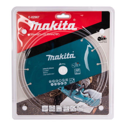 Makita Diamanttrennscheibe 230 x 22 23 mm E 02967 fuer Trennschleifer 1 - toolbrothers