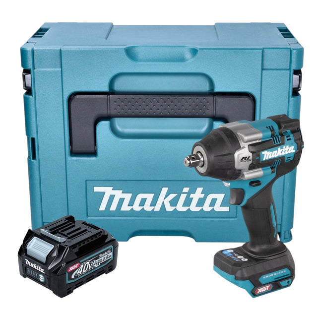 Makita TW 007 GD101 Akku Schlagschrauber 40 V max 760 Nm 1 2 Brushless 1x Akku 2 5 Ah Makpac ohne Ladegeraet 0 - toolbrothers