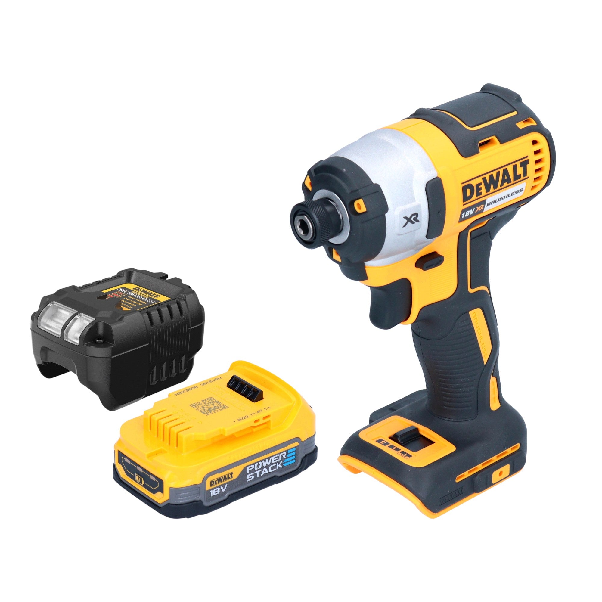 DeWalt DCF 887 E1 Akku Schlagschrauber 18 V 205 Nm 1 4 Brushless 1x Powerstack Akku 1 7 Ah Ladegeraet 0 - toolbrothers