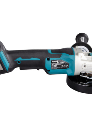 Makita DGA 520 SG1X1 Akku Winkelschleifer 18 V 125 mm X-LOCK Brushless + 1x Akku 6,0 Ah + Ladegerät