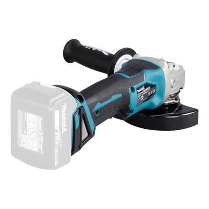 Makita DGA 520 RTX1 cordless angle grinder 18 V 125 mm X-LOCK Brushless + 2x rechargeable battery 5.0 Ah + charger