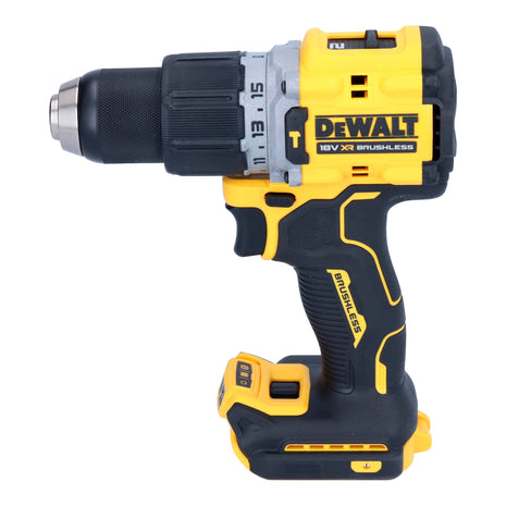 DeWalt DCD 805 E2T cordless impact drill 18 V 90 Nm brushless + 2x Powerstack battery 1.7 Ah + charger + TSTAK