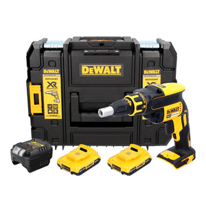 DeWalt DCF 620 D2T Akku Trockenbauschrauber 18 V 30 Nm Brushless + 2x Akku 2,0 Ah + Ladegerät + TSTAK