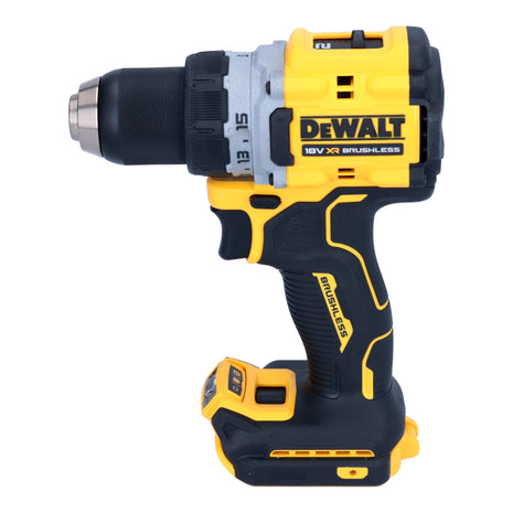 Taladro atornillador inalámbrico DeWalt DCD 800 E1 18 V 90 Nm sin escobillas + 1x batería Powerstack 1,7 Ah + cargador