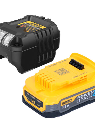 Perceuse-visseuse sans fil DeWalt DCD 800 E1 18 V 90 Nm sans balais + 1 batterie Powerstack 1,7 Ah + chargeur