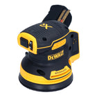 DeWalt DCW 210 D1 cordless random orbital sander 18 V 125 mm brushless + 1x rechargeable battery 2.0 Ah + charger