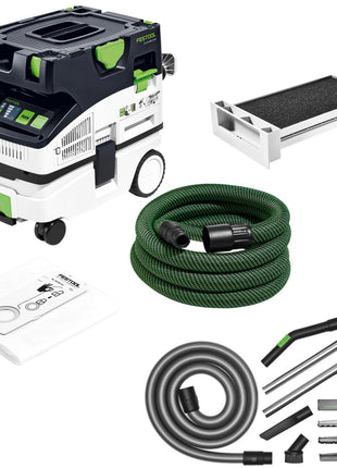 Festool CTL MINI I CLEANTEC Absaugmobil 10l Staubkl. L ( 574840) + Extra Reinigungszubehör - Toolbrothers