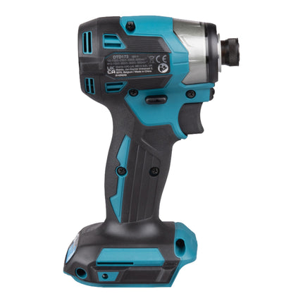 Makita DTD 173 SG Akku Schlagschrauber 18 V 180 Nm 1 4 Brushless 2x Akku 6 0 Ah Ladegeraet 4 - toolbrothers