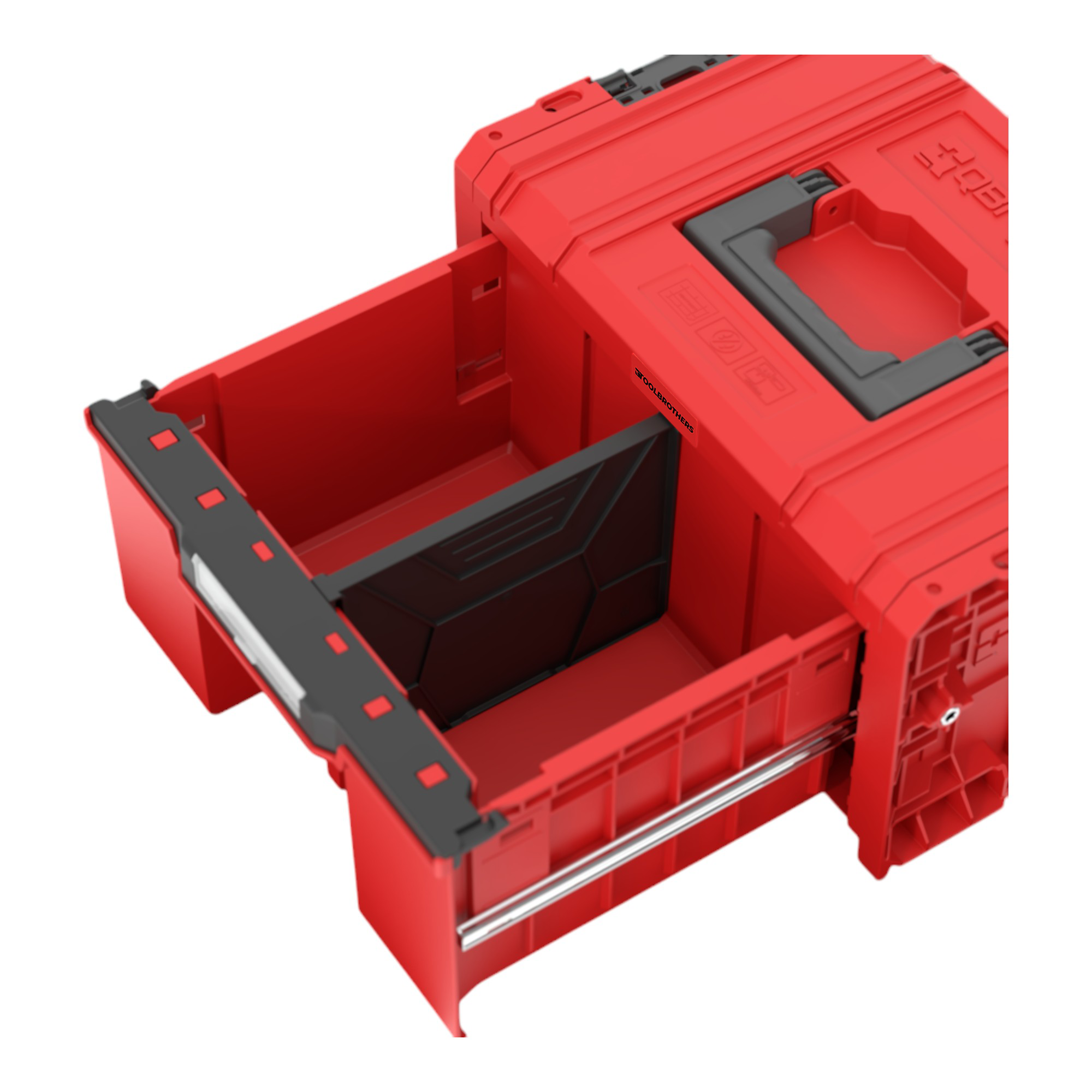 Toolbrothers RHINO L Drawer 1 ULTRA Basic mit einer Schublade herausnehmbare Trennwand 12 l IP54 2 - toolbrothers