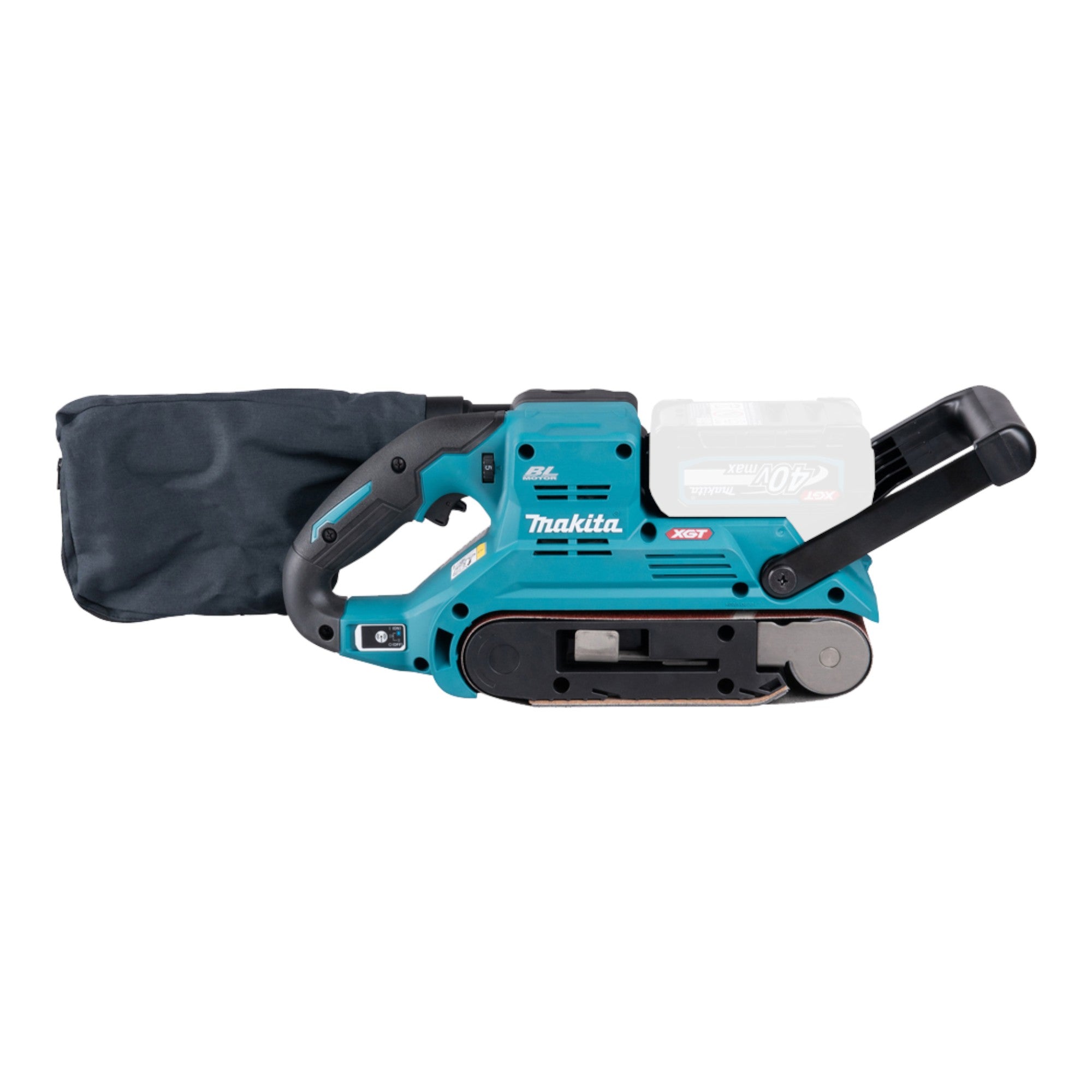 Makita BS 001 GA101 Akku Bandschleifer 40 V max 76 x 533 mm Brushless 1x Akku 2 0 Ah Ladegeraet 4 - toolbrothers