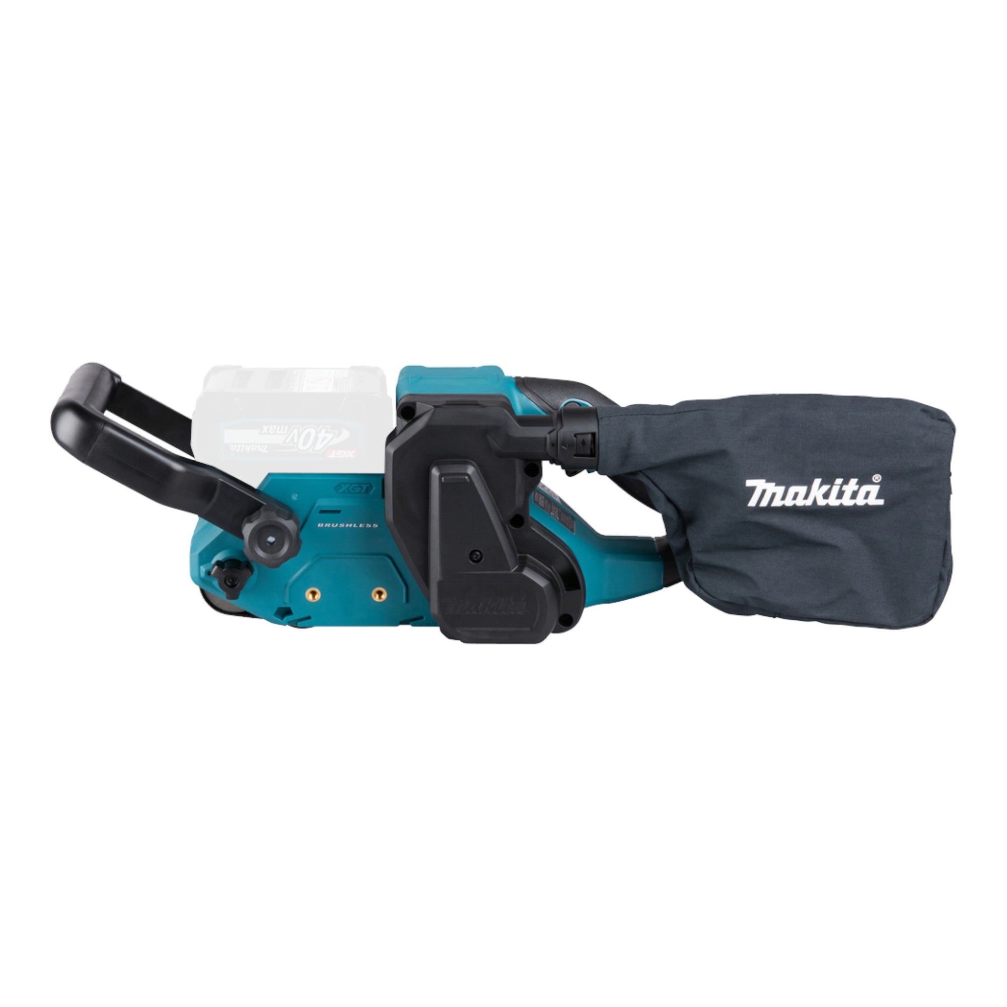 Makita BS 001 GT201 Akku Bandschleifer 40 V max 76 x 533 mm Brushless 2x Akku 5 0 Ah Ladegeraet 1 - toolbrothers