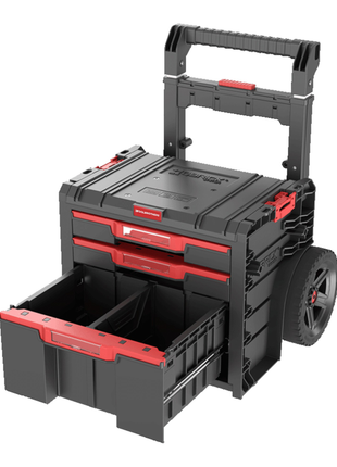 Toolbrothers RHINO L Cart 2 0 Plus Drawer 3 ECO Werkzeugkoffer auf Raedern 520 x 415 x 660 mm 12 l 2x 4 5 l abnehmbarer Doppelteleskopgriff 1 - toolbrothers