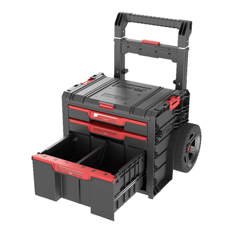 Toolbrothers RHINO L Cart 2 0 Plus Drawer 3 ECO Werkzeugkoffer auf Raedern 520 x 415 x 660 mm 12 l 2x 4 5 l abnehmbarer Doppelteleskopgriff 1 - toolbrothers