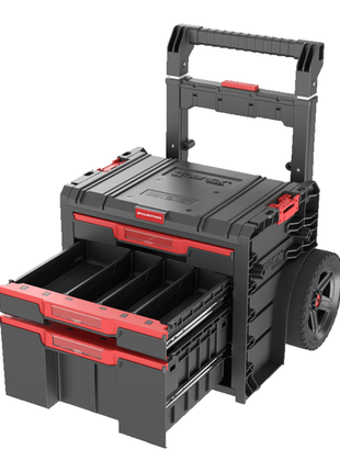 Toolbrothers RHINO L Cart 2 0 Plus Drawer 3 ECO Werkzeugkoffer auf Raedern 520 x 415 x 660 mm 12 l 2x 4 5 l abnehmbarer Doppelteleskopgriff 2 - toolbrothers