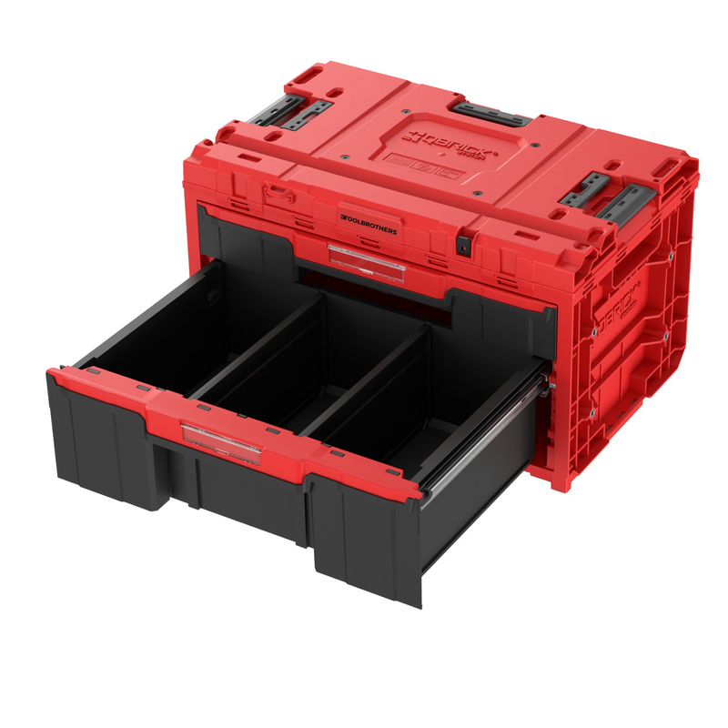 Toolbrothers RHINO XXL Drawer 2 ULTRA Toolbox Modularer Werkzeugbox 587 x 380 x 340 mm 9 l 20 l mit zwei Schubladen 1 - toolbrothers
