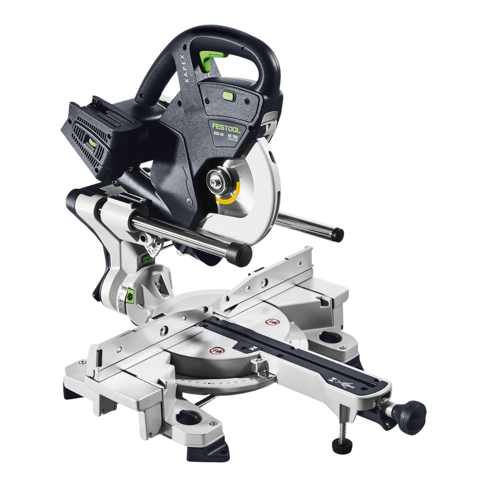 Festool KAPEX KSC 60 EB Basic Akku Kapp Zugsaege 18 V 36 V 216 mm Brushless 2x Akku 8 0 Ah ohne Ladegeraet 3 - toolbrothers