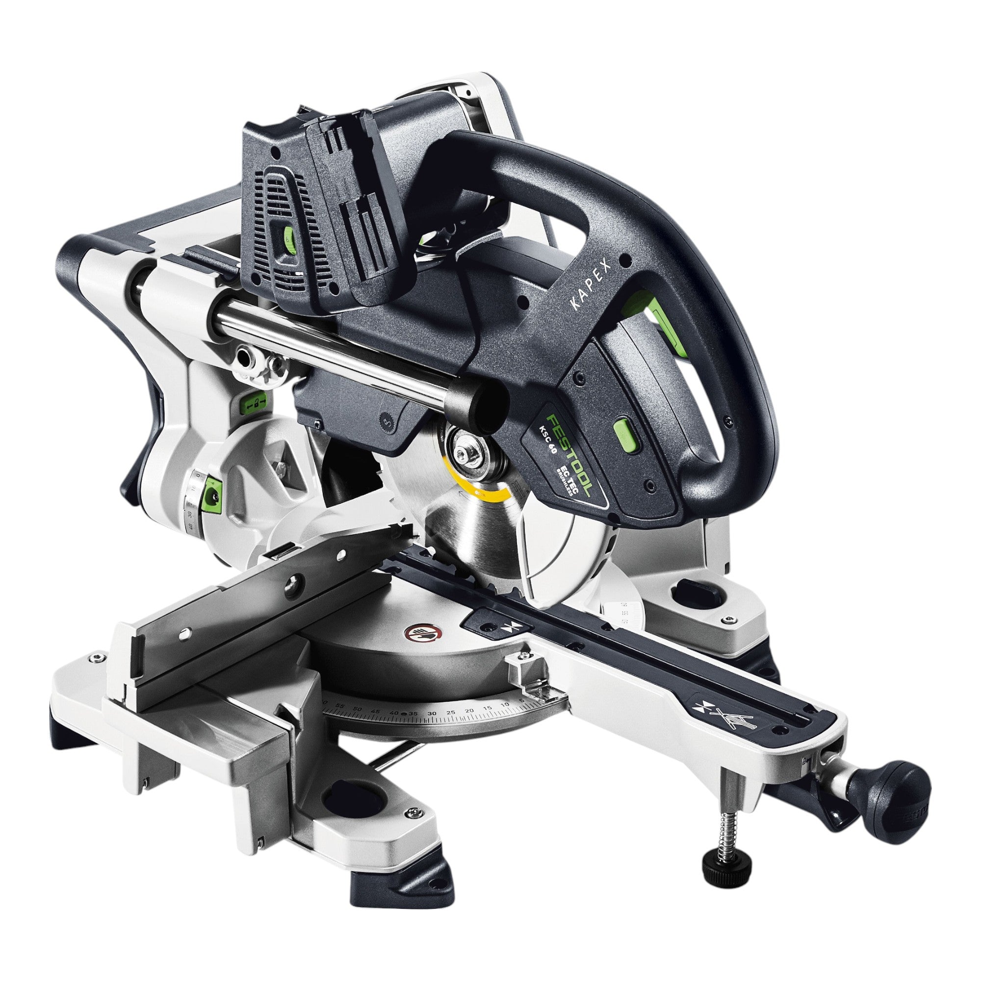 Festool KAPEX KSC 60 EB Basic Akku Kapp Zugsaege 18 V 36 V 216 mm Brushless 2x Akku 8 0 Ah ohne Ladegeraet 1 - toolbrothers
